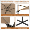 9 x 8.2 ft Cantilever Offset Patio Umbrella