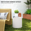 Terrazzo-Look Side Table, Cream White