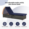 Coastal Rattan Chaise Lounger Set of 2
