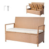 Rattan Storage Bench — 70 Gallon