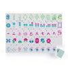 American Mahjong Set — 4-Layer Acrylic, 160 Tiles, Mint Green