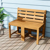 3-in-1 Convertible Outdoor Acacia Wood Bench (Natural)