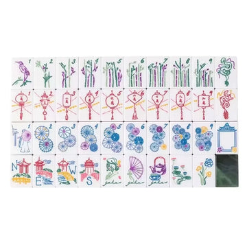 American Mahjong Set — Marbled, 160 Tiles