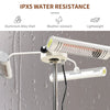 Three-Panel Infrared Patio Heater with Independent Remote Control