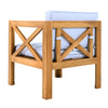 5-Piece Outdoor Sectional Sofa Set Solid Acacia Wood Beige with