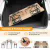 Folding Wooden Picnic Table & Bench Set (3-Piece)