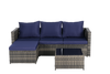 Outdoor Patio Seating Set 2-piece set with Cushions for Patio, Garden
