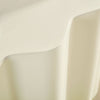 Wavy Fiberglass Console Table, 47-Inch Beige