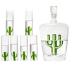 Agave Tequila Decanter Set with 6 Shot Glasses