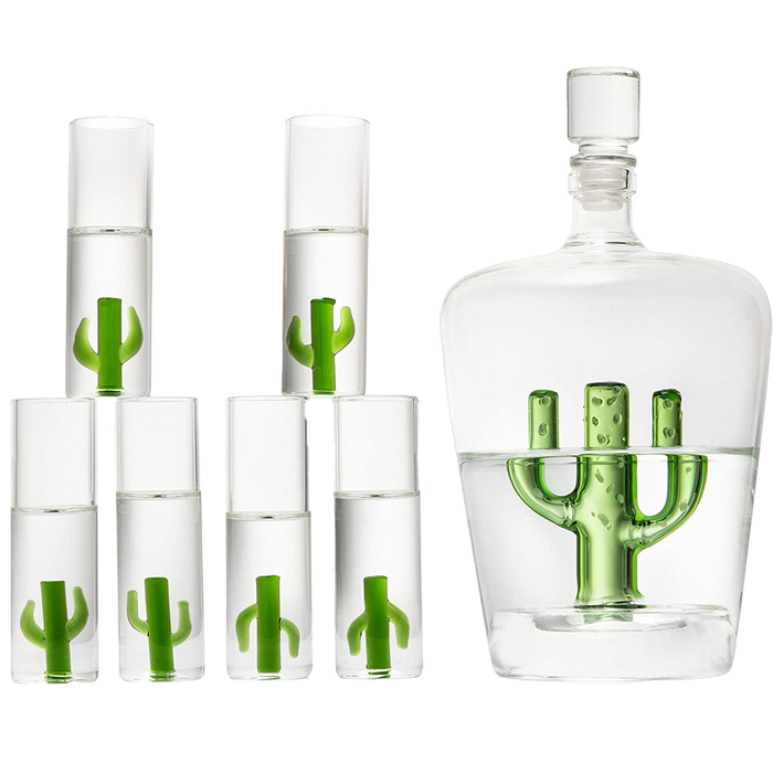 Agave-Shaped Decanter