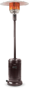 46,000 BTU Outdoor Patio Heater With Wheels Havana Bronze