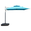 10 X10  Square Cantilever Umbrella With Center Pole