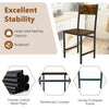 Industrial Dining Chairs, Rustic Brown (Set of 4)