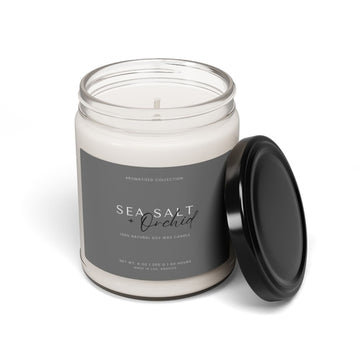 Orchid Sea Salt Scented Soy Candle