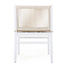Acacia Wood Rope-Back Outdoor Dining Armchairs, Set of 2