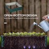 Galvanized Steel Raised Garden Bed, 4' x 4' x 1'