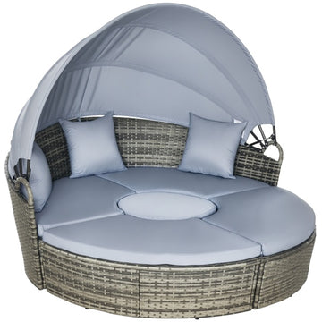 Modular Lounger with Shade — 2 Person