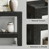 Long Console Table with 2-Tier Shelf