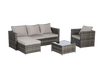 Outdoor Patio Seating Set 3-piece set with Cushions for Patio, Garden