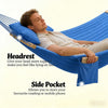Quilted Double Hammock with Beechwood Spreader Bar
