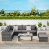 All-Weather Wicker Patio Set — 6 Piece