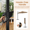 9 x 8.2 ft Cantilever Offset Patio Umbrella