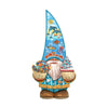 Coastal Gnome Door Decor - Handcrafted Wood Door Hanger Wall Art