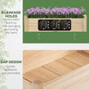 Two-Tier Raised Garden Bed in Fir Wood, 34"