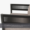 4 Piece Outdoor Wicker Conversation Set With 2 Chairs