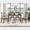 Walnut Acacia Rectangular Dining Table, Seats 4