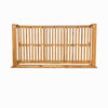 Acacia Wood Porch Swing Bed — Twin Size