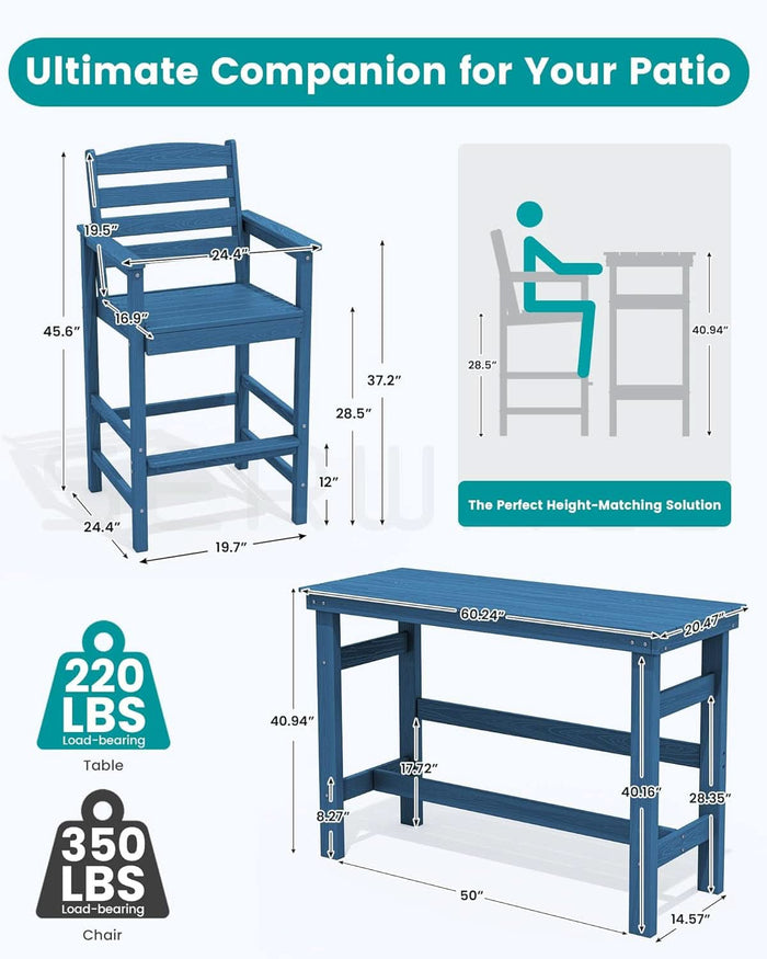 A three-piece set that works together