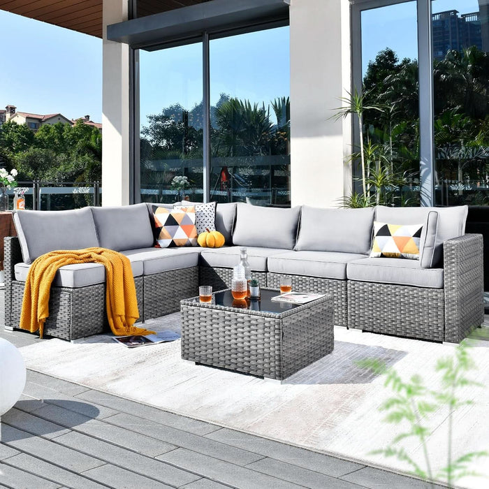 Durable PE Wicker Construction