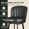 Modern Swivel Counter Height Bar Stools Set of Four-2