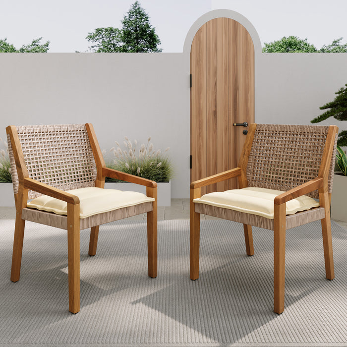 Two materials, one honest chair