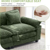 Cloud Modular Sectional Sofa, 120" — Emerald Chenille