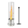 Tabletop Bio Ethanol Fireplace — 15.7"×5.9", Ventless, Indoor/Outdoor
