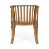Acacia Wood Outdoor Dining Chairs with Water-Resistant Cushions