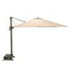 Cantilever Umbrella with Tilt and Rolling Base, 9.8 x 9.8ft
