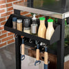 Stainless Steel Outdoor Bar Cart & Grill Prep Table