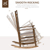 Traditional High-Back Rocking Chair