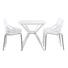 Bird's Nest Lounge Chair, White — Set of 4