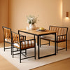 4-Piece Patio Dining Set with 47-Inch Acacia Table
