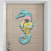 Seahorse Coastal Door Decor by G. DeBrekht - Coastal Holiday Decor - 8198517H