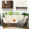 Adjustable Wood Daybed Sofa — Beige