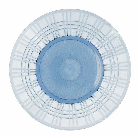Coastal Blue Outdoor Dining Plates — Set of 12