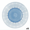 Coastal Blue Outdoor Dining Plates — Set of 12