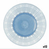 Coastal Blue Outdoor Dining Plates — Set of 12