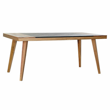Acacia Dining Table with Storage Drawers