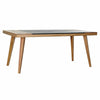Acacia Dining Table with Storage Drawers